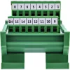 Kostka połączeniowa InLine 92502D Terminal block / D-Sub 15, zielona