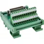 InLine 92502I złącze przewodowe Listwa zaciskowa / D-Sub 25 Zielony
