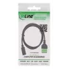 InLine 92504F złącze przewodowe USB-C / listwa zaciskowa, 5-pinowe, czarne, zielone