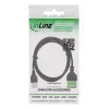 InLine 92504G łącznik przewodów USB-A / Listwa zaciskowa, 5-stykowy Czarny, Zielony