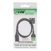 Adapter USB-A / listwa zaciskowa, 5-pin, czarny, zielony InLine 92504H