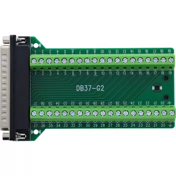 InLine 92502J złącze przewodowe Blok zacisków / D-Sub 37 Czarny, Zielony
