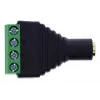 InLine 92504K złącze przewodowe 3,5 mm jack 4-pin TRRS / Blok zaciskowy 4 zaciski Czarny, Zielony