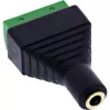 InLine 92504K złącze przewodowe 3,5 mm jack 4-pin TRRS / Blok zaciskowy 4 zaciski Czarny, Zielony