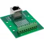InLine 92505A złącze przewodowe RJ45 8P8C / Listwa zaciskowa 9 zacisków Zielony