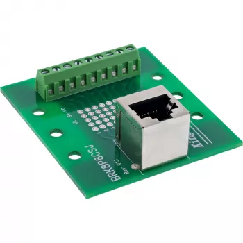 InLine 92505A złącze przewodowe RJ45 8P8C / Listwa zaciskowa 9 zacisków Zielony
