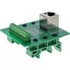 InLine 92505A złącze przewodowe RJ45 8P8C / Listwa zaciskowa 9 zacisków Zielony
