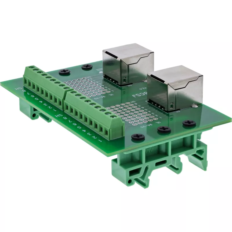 Adapter kablowy InLine 92505C — sprzęgacz RJ45 do sieciowych kabli krosowych