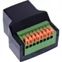InLine 92505E złącze przewodu RJ45 8P8C / blok zaciskowy, 8-pin czarny