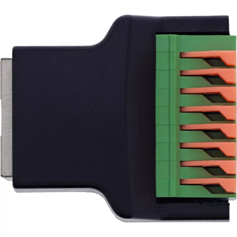 InLine 92505E złącze przewodu RJ45 8P8C / blok zaciskowy, 8-pin czarny
