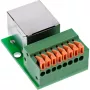 InLine 92505F złącze przewodowe RJ45 Cat.5e 8P8C / Blok zaciskowy, 8-pinowe zielone