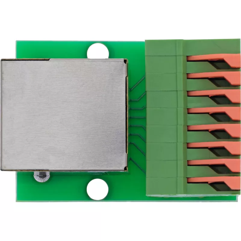 InLine 92505F złącze przewodowe RJ45 Cat.5e 8P8C / Blok zaciskowy, 8-pinowe zielone