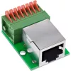 InLine 92505F złącze przewodowe RJ45 Cat.5e 8P8C / Blok zaciskowy, 8-pinowe zielone