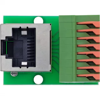 InLine 92505G złącze przewodów RJ45 Cat.5e 8P8C / Listwa zaciskowa, 8-pinowa Zielona
