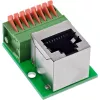 InLine 92505G złącze przewodów RJ45 Cat.5e 8P8C / Listwa zaciskowa, 8-pinowa Zielona