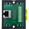 InLine 92505J złącze przewodowe RJ45 8P8C / listwa zaciskowa, 9-pin czarny, zielony