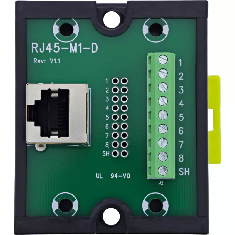 InLine 92505J złącze przewodowe RJ45 8P8C / listwa zaciskowa, 9-pin czarny, zielony