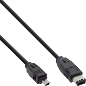 Kabel FireWire IEEE1394 4-pin do 6-pin do stabilnej transmisji DV i audio-wideo<br><br><b>Niezawodne połączenie dla urządzeń FireWire:</b>Umożliwia stabilną transmisję danych między kompatybilnymi urządzeniami IEEE1394 bez konwersji sygnału<br><b>Bezpośrednie połączenie 4-pin do 6-pin:</b>Łączy urządzenia z różnymi złączami FireWire bez potrzeby stosowania dodatkowego adaptera<br><b>Odpowiedni…