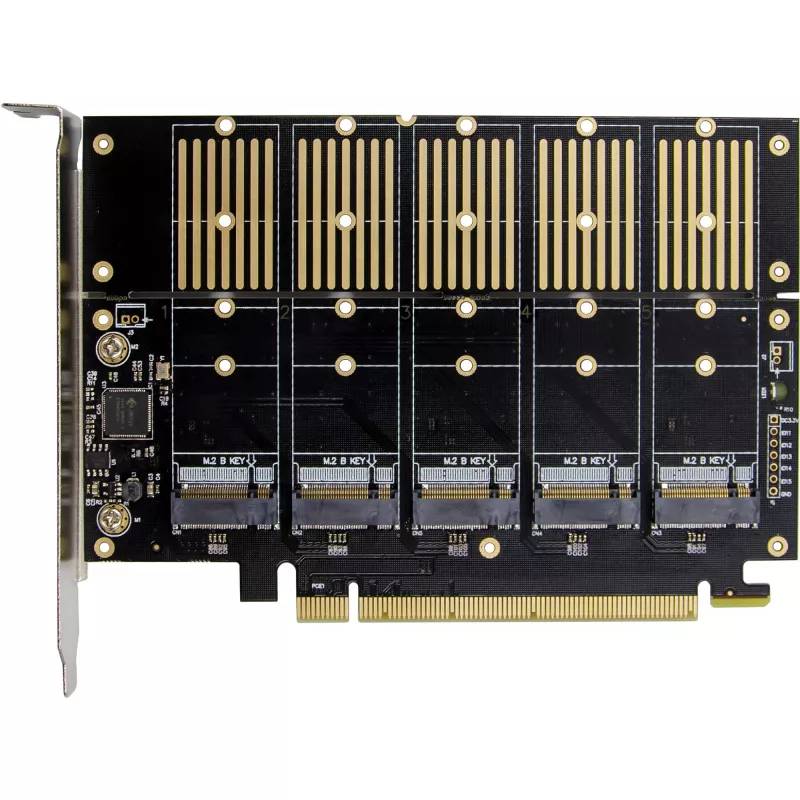 Karta interfejsu InLine 76619G — moduł łączności PCI/USB/szeregowej