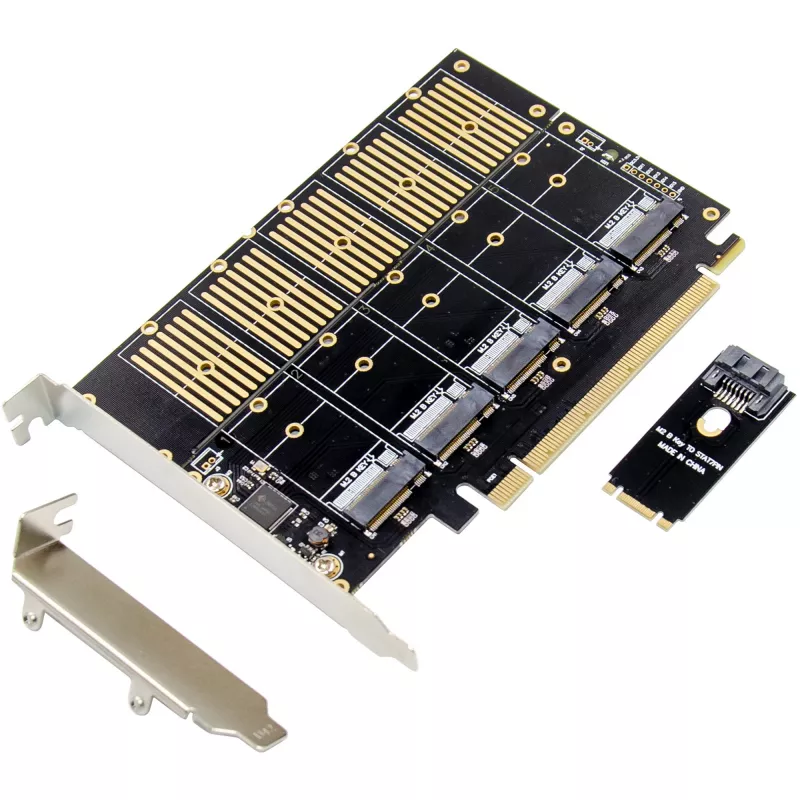 Karta interfejsu InLine 76619G — moduł łączności PCI/USB/szeregowej