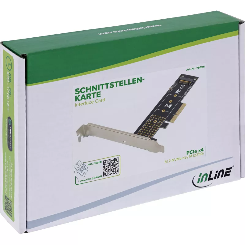 Karta interfejsu InLine 76619I — zewnętrzna karta/adapter interfejsu InLine 76619I
