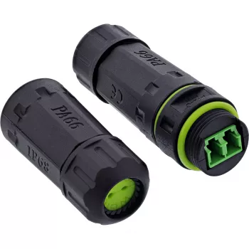 Adapter do zmiany polaryzacji kabla InLine 69927B — adapter do odwracania polaryzacji złącza
