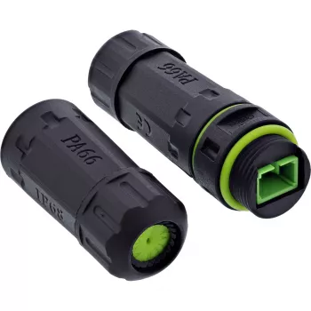 Adapter zmiany płci złącza InLine 69927D — liniowy łącznik sieciowy RJ45
