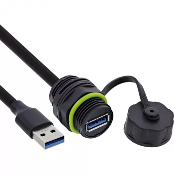 Adapter zmiany płci złącza USB InLine 69927S — USB A żeński na USB A żeński