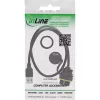 Adapter zmiany płci złącza USB InLine 69927S — USB A żeński na USB A żeński