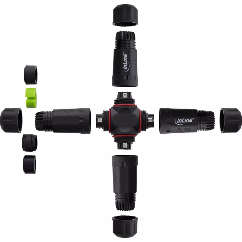 Adapter wtyczki zasilającej InLine 69927V — adapter sieciowy do gniazd międzynarodowych