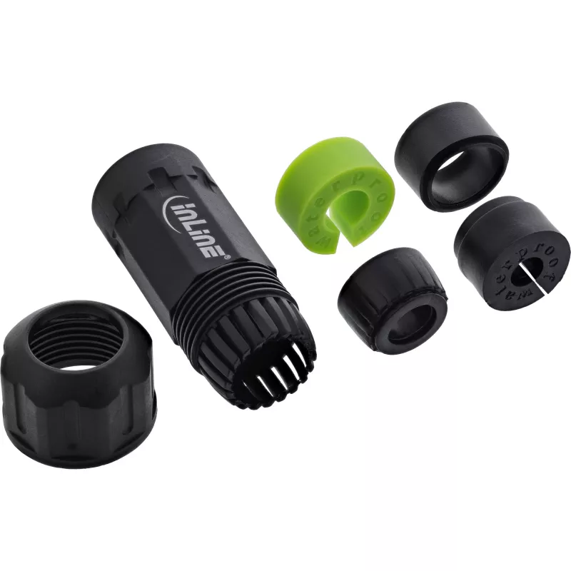 Adapter wtyczki zasilania InLine 69927W by InLine — kompaktowy adapter sieciowy do gniazdek europejskich