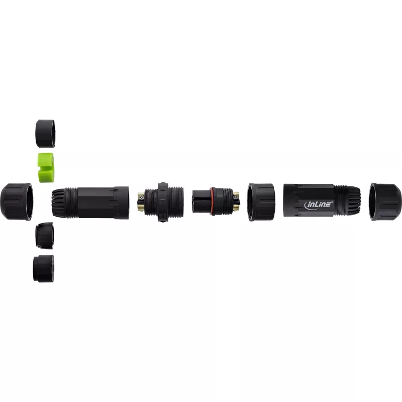 Adapter wtyczki zasilania InLine 69927W by InLine — kompaktowy adapter sieciowy do gniazdek europejskich