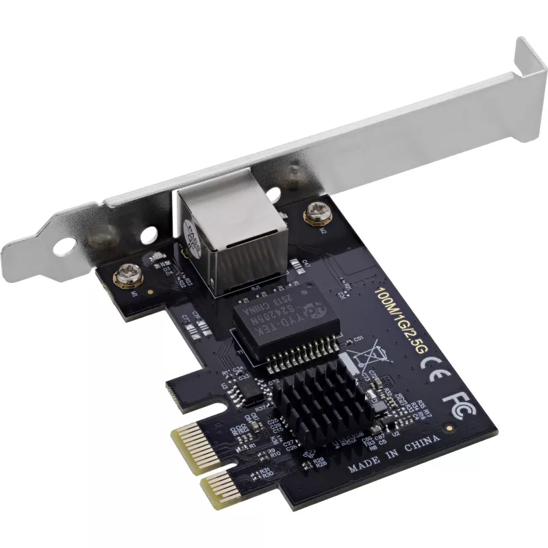 InLine 51125T karta sieciowa Wewnętrzna Ethernet 2500 Mbit/s