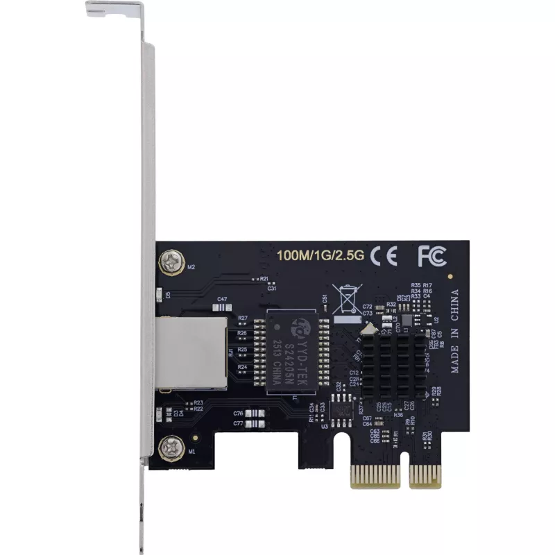 InLine 51125T karta sieciowa Wewnętrzna Ethernet 2500 Mbit/s