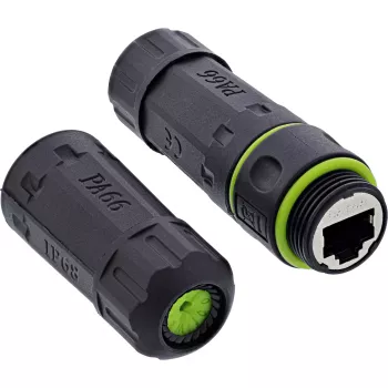 Adapter zmieniający płeć złącza InLine 69927H — złącze RJ45 typu coupler (łącznik kabli sieciowych)