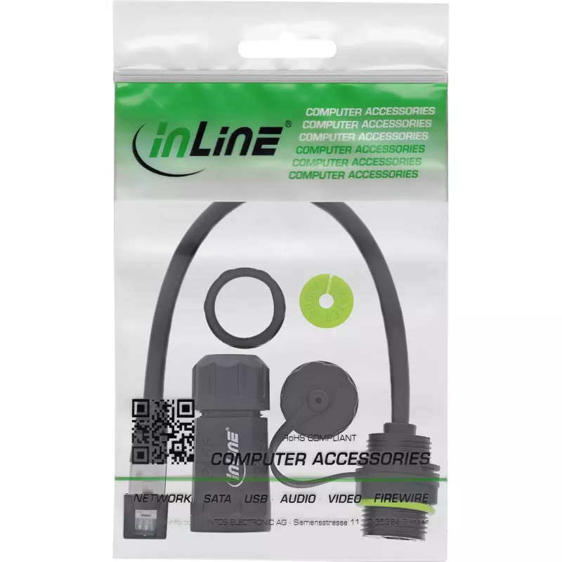 Adapter zmiany płci złącza InLine 69927K — adapter do odwracania płci złącza