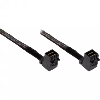 InLine 27626C Serial Attached SCSI (SAS) kabel 0.75 m Czarny