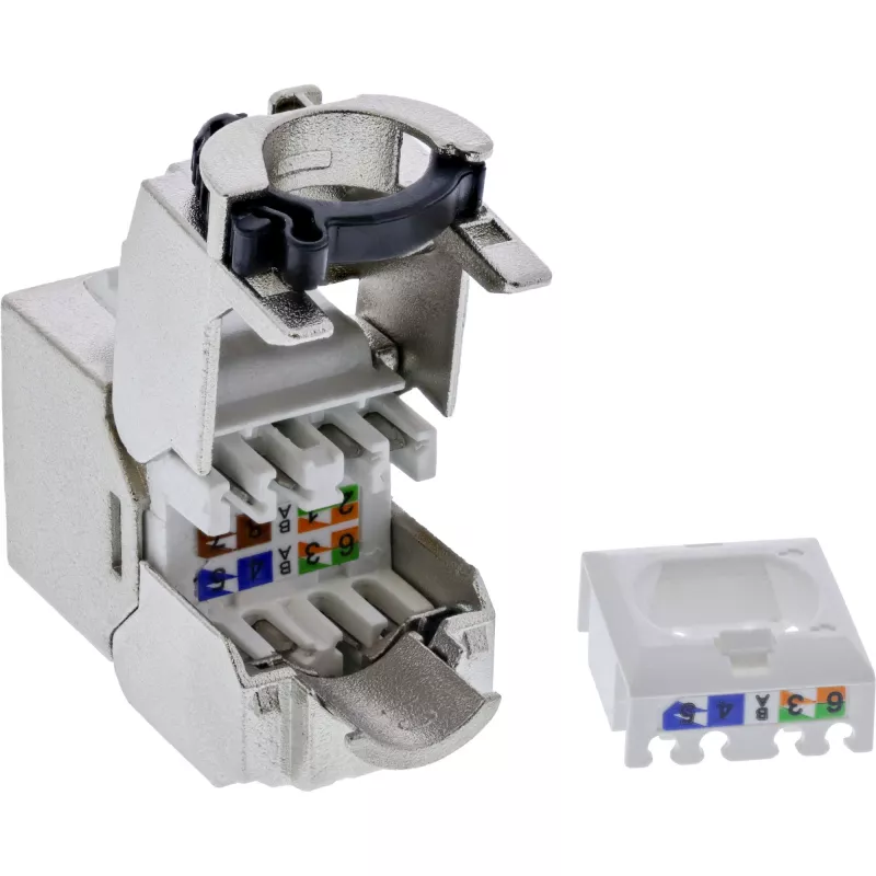 Keystone module InLine 76202V — dimensions 20×34×15 mm, compact sieciowy accessory
