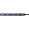 InLine 33271A koncentrator interfejsów USB 3.2 Gen 1 (3.1 Gen 1) Type-C 5000 Mbit/s Szary