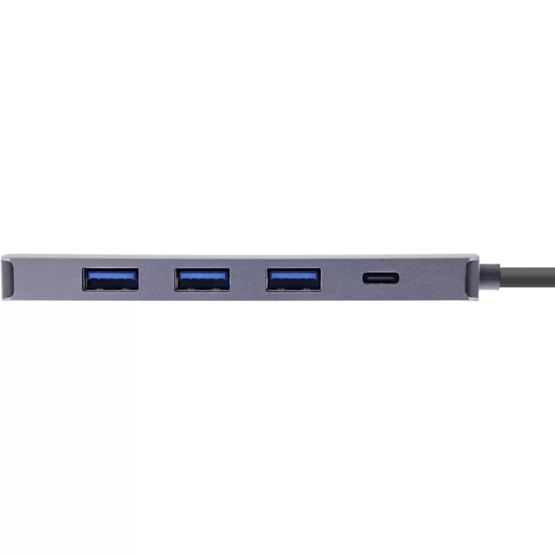InLine 33271A koncentrator interfejsów USB 3.2 Gen 1 (3.1 Gen 1) Type-C 5000 Mbit/s Szary