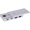 InLine 35395M hub interfejsu USB 3.2 Gen 2 (3.1 Gen 2) Typu-C 10000 Mbit/s Srebrny