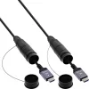 Kabel HDMI InLine 17950T, 50 m, HDMI Typ A męski-męski, HDMI 2.1, 48 Gbit/s, czarny