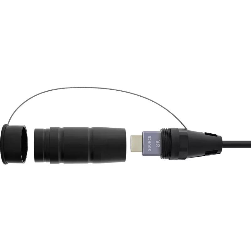 Kabel HDMI InLine 17950T, 50 m, HDMI Typ A męski-męski, HDMI 2.1, 48 Gbit/s, czarny