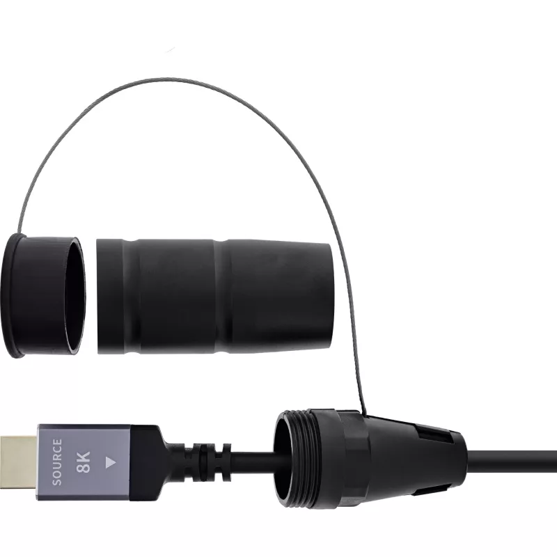 Kabel HDMI InLine 17950T, 50 m, HDMI Typ A męski-męski, HDMI 2.1, 48 Gbit/s, czarny