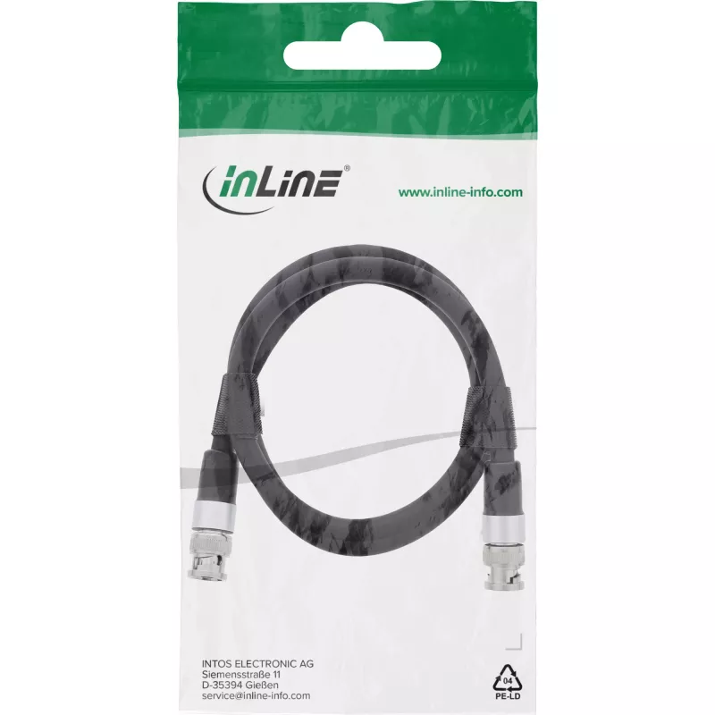 Kabel VGA InLine 10802S, analogowy kabel wideo, długość nieokreślona, standardowe złącza 15-pinowe