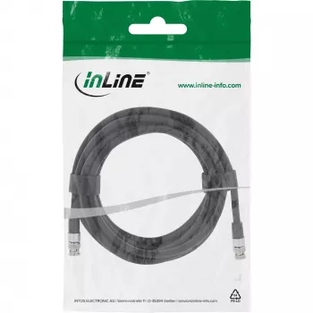 Kabel VGA InLine 10803S — analogowy kabel wideo, waga 228 g, rozmiar złącza ok. 15×15 mm