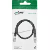 InLine kabel wideo BNC, 12G-SDI, 4K60Hz, 75 Ohm, 0,5 m, 10855S