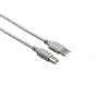 Kabel USB 2.0 HAMA 00200900 — 1,5 m, USB A na USB B, szary