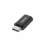 Adapter przejściowy Hama 00200310 Micro USB na USB-C Czarny