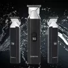 Bezprzewodowa, akumulatorowa maszynka do włosów MANTA HT-01BK — USB-C, wodoodporna IPX7, 90 min pracy, 6 + 4 magnetyczne nasadki
